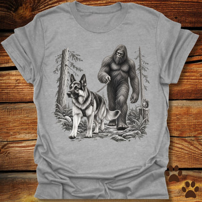 Bigfoot German Shepherd Trailblazers T-Shirt
