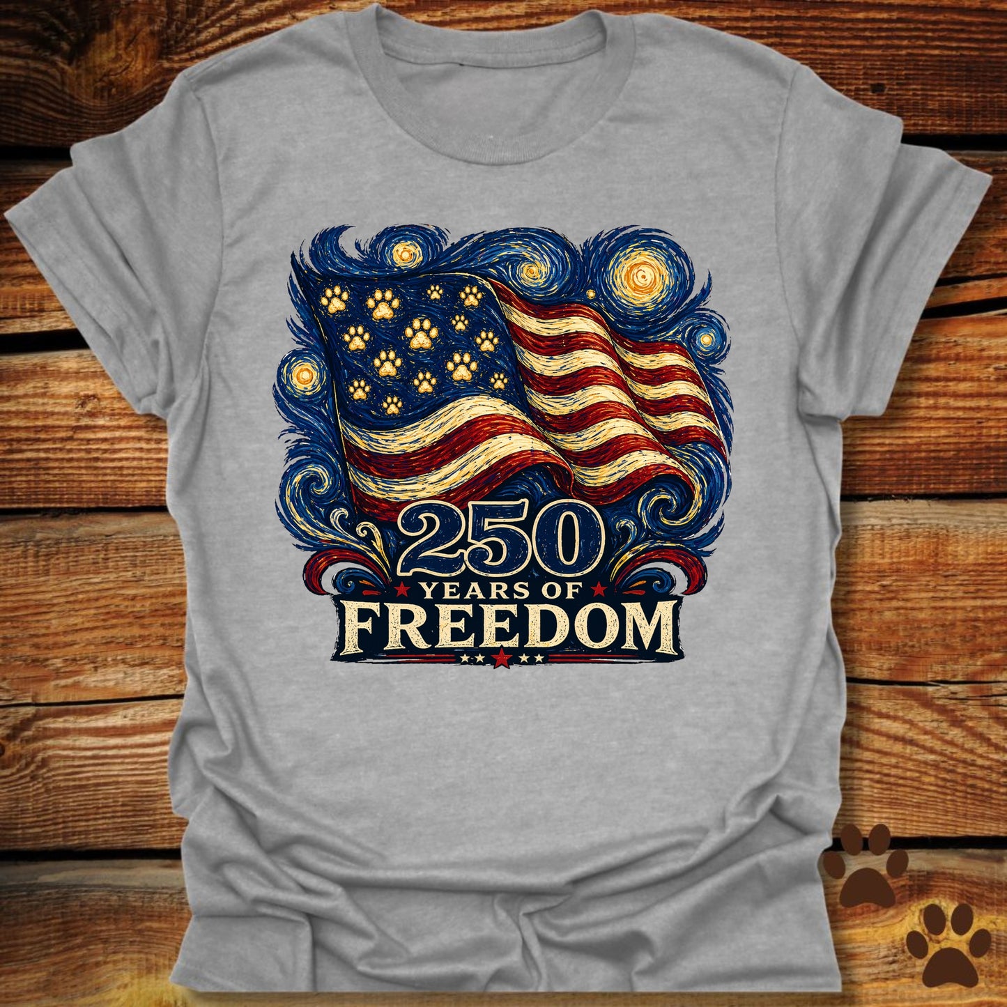 Starry Night 250 Years T-Shirt