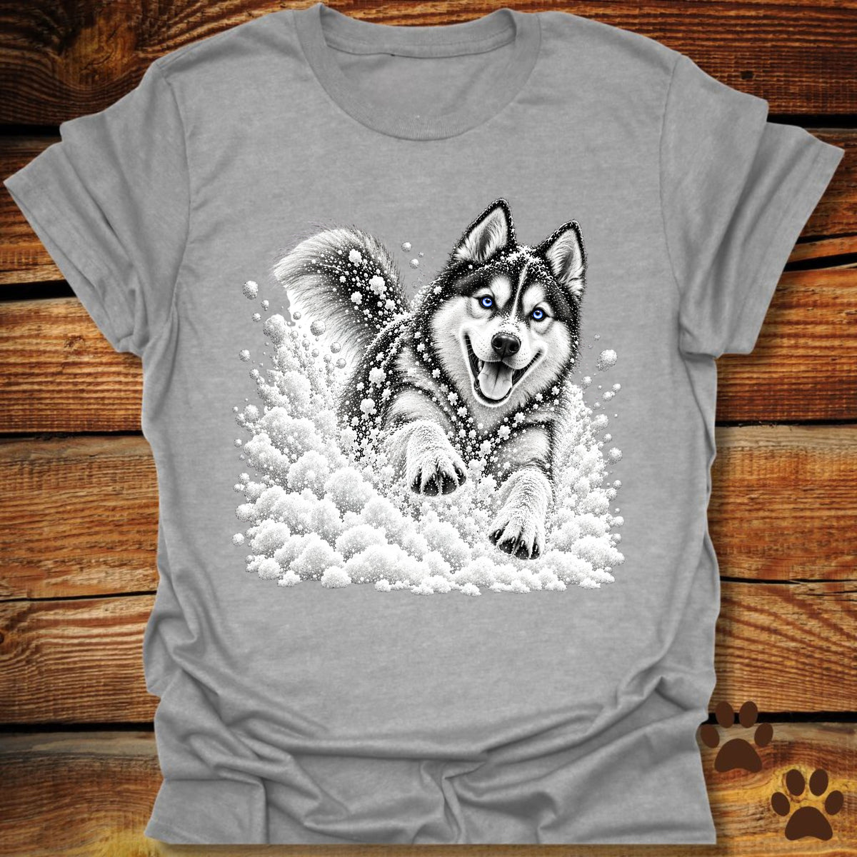 Husky Snow Day T-Shirt
