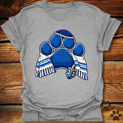 Hanukkah Paw Print Dreidel T-Shirt