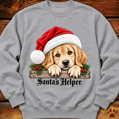 Santa’s Helper Golden Retriever Sweatshirt