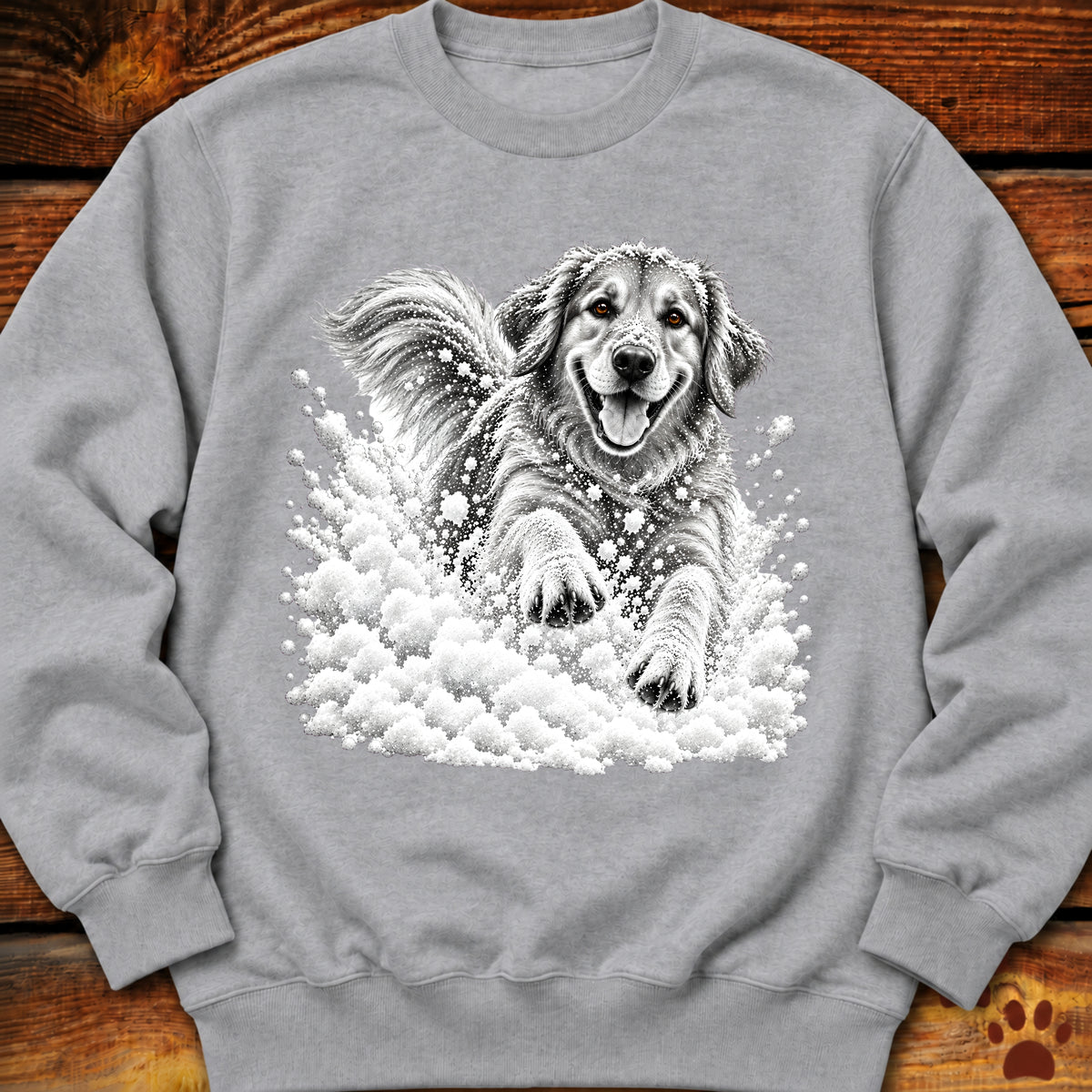 Golden Retriever Snow Day Sweatshirt