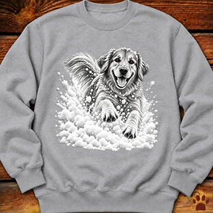 Golden Retriever Snow Day Sweatshirt