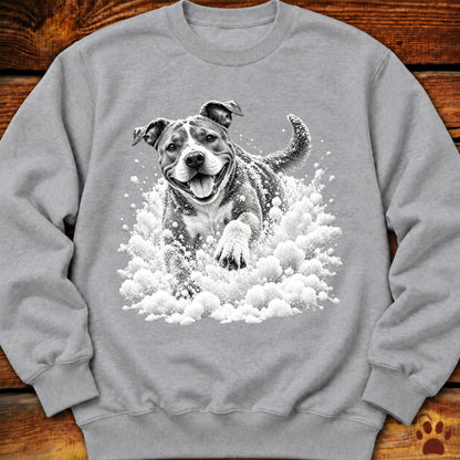 Pitbull Snow Day Sweatshirt