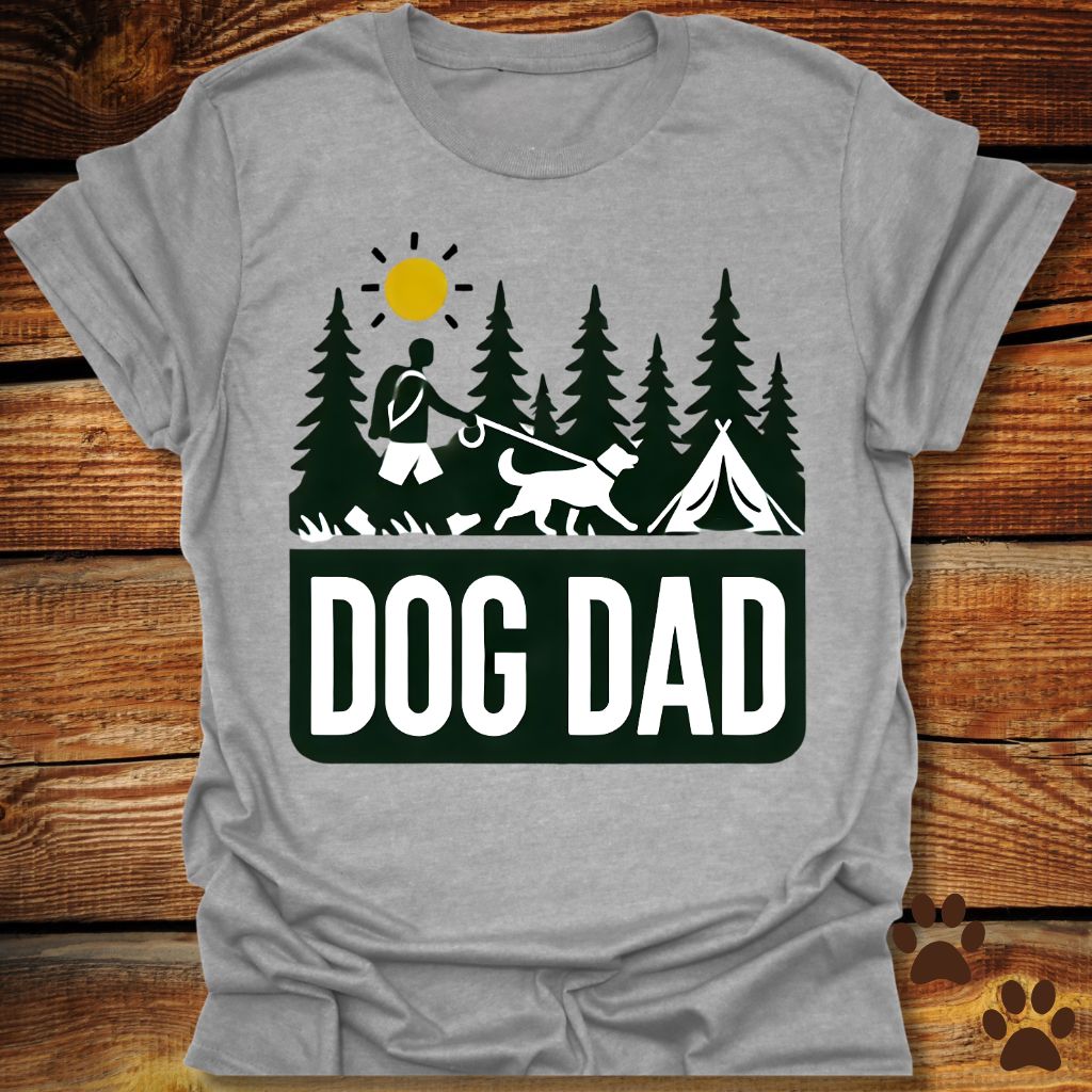 Dog Dad Camping Shirt