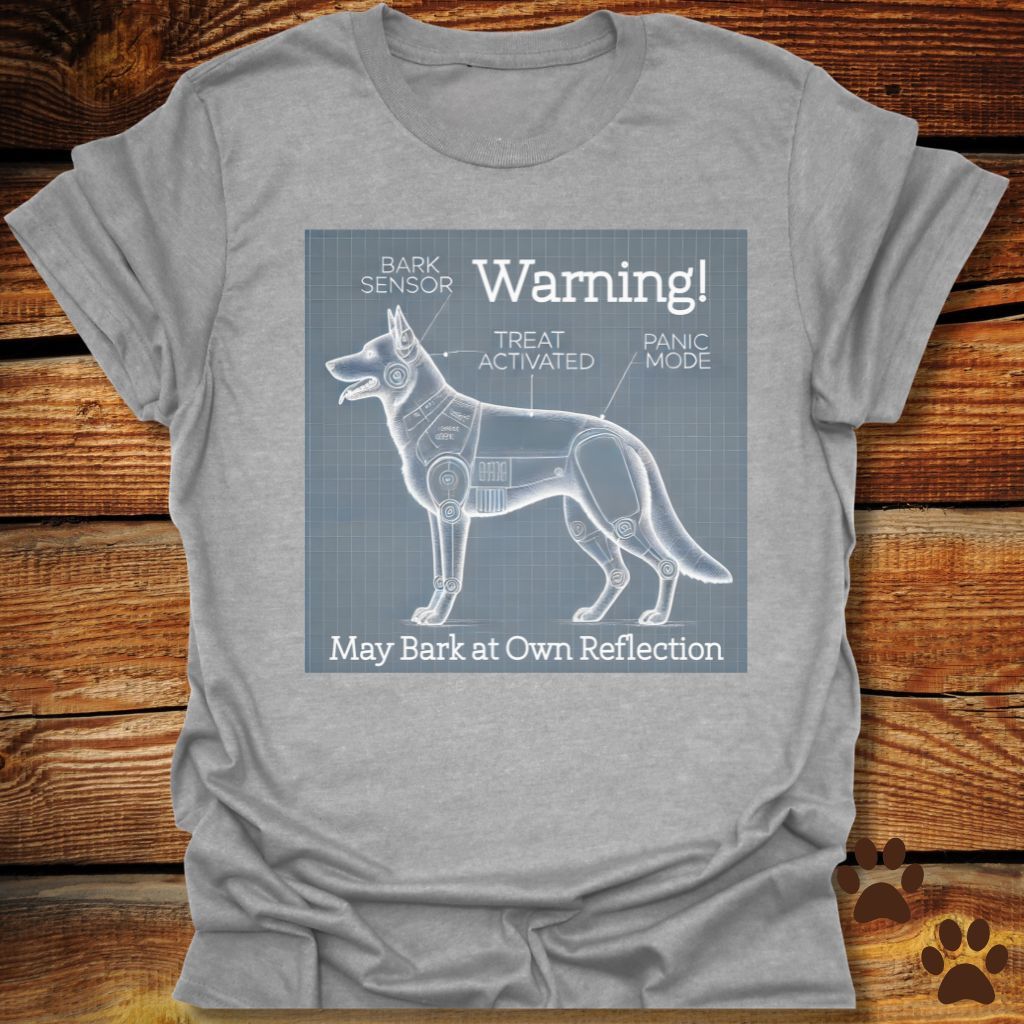 Funny Dog Blueprint Security Shirt