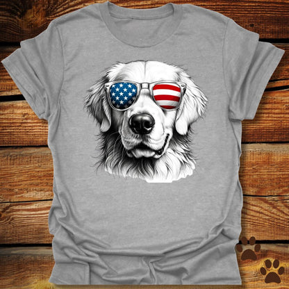 Golden Retriever Fourth of July Shirt
