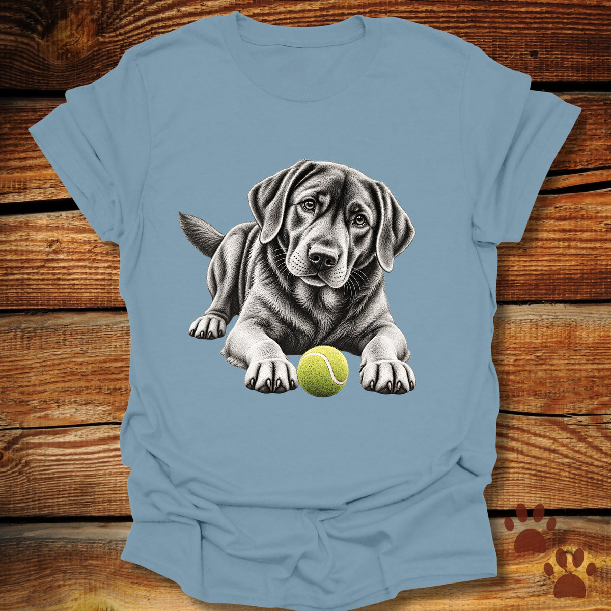 Black Labrador Let's Play T-Shirt