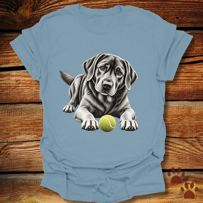 Black Labrador Let's Play T-Shirt