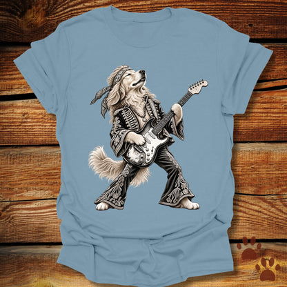 Golden Retriever Rock Star T-Shirt