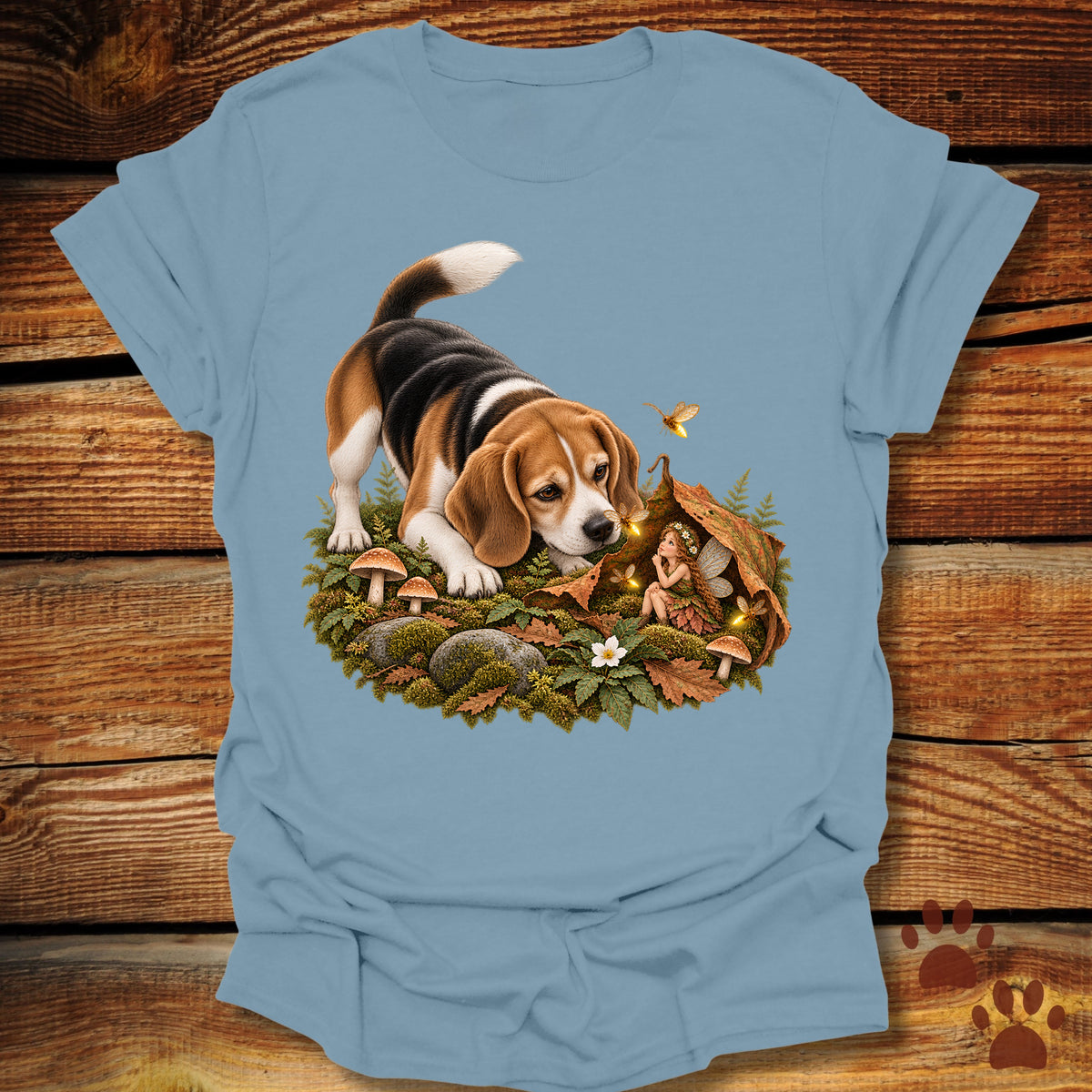 Beagle Finds a Fairy T-Shirt
