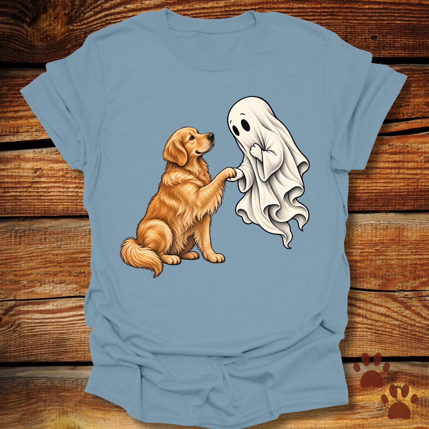 New Friend Ghost Golden Retriever T-Shirt
