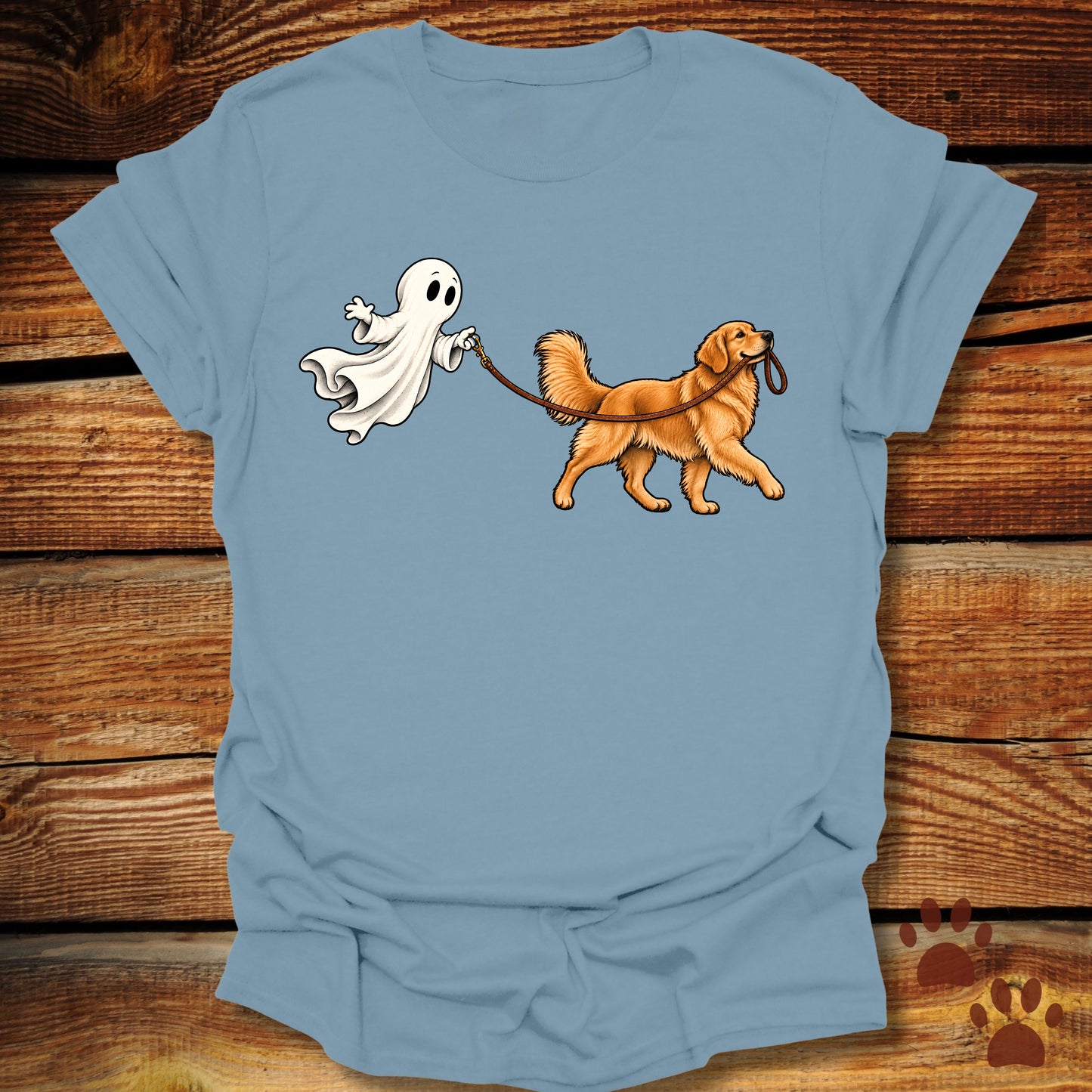 Ghost Walking the Golden T-Shirt