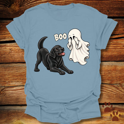 Ghost BOO Black Labrador T-Shirt
