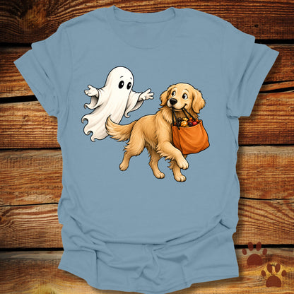 Trick-or-Treat Golden Retriever T-Shirt