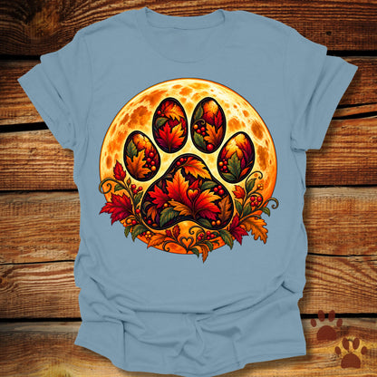 Autumn Paw Harvest Moon T-Shirt