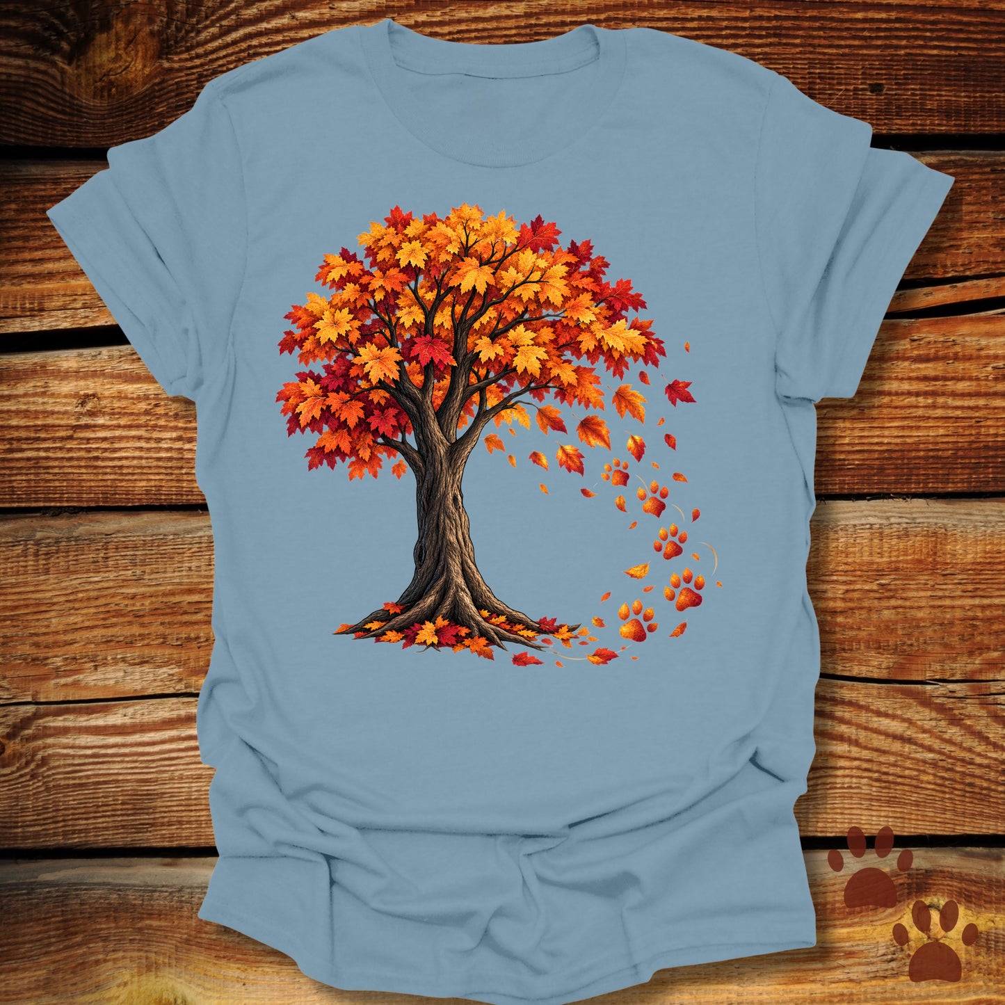 Falling Paw Prints T-Shirt