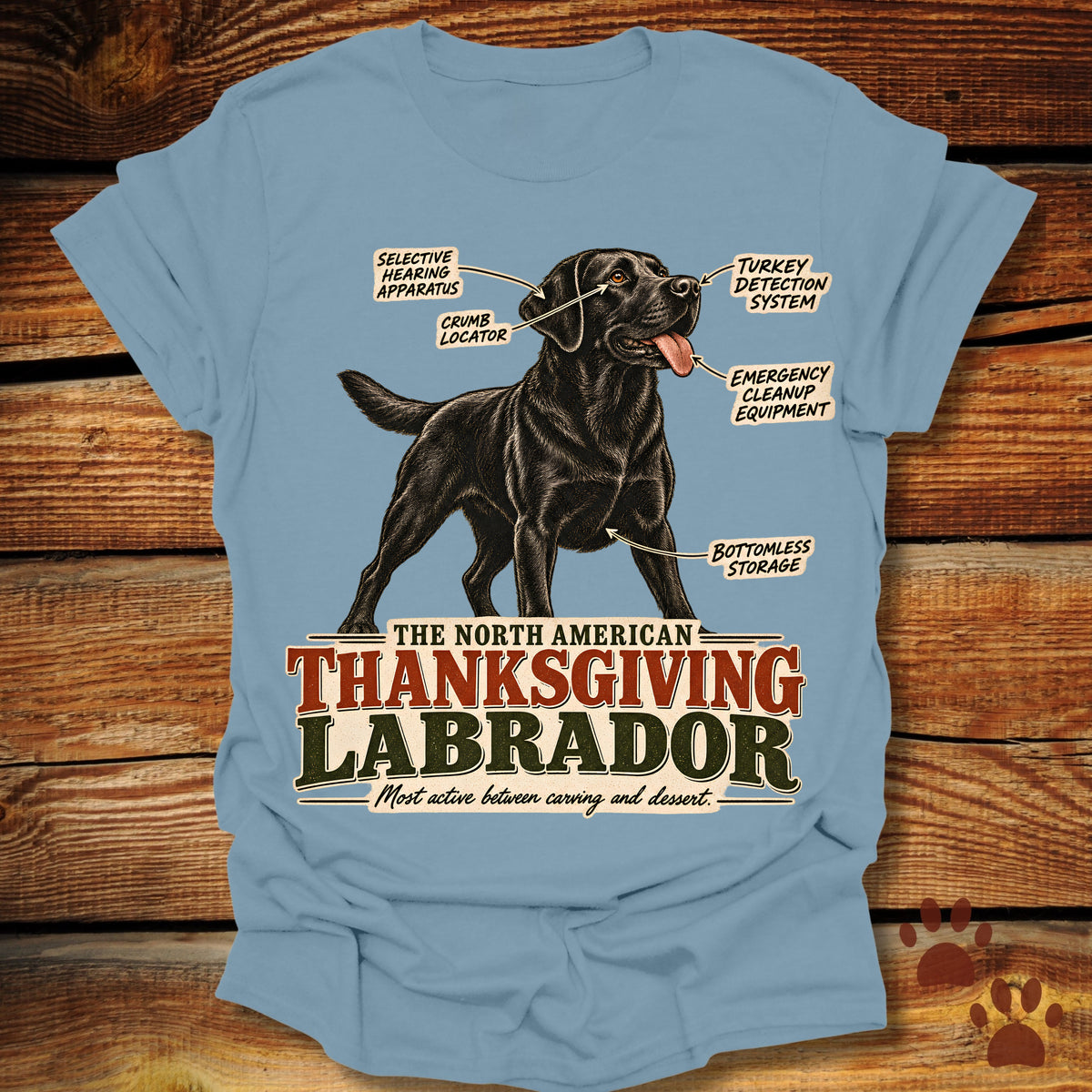 North American Thanksgiving Labrador T-Shirt