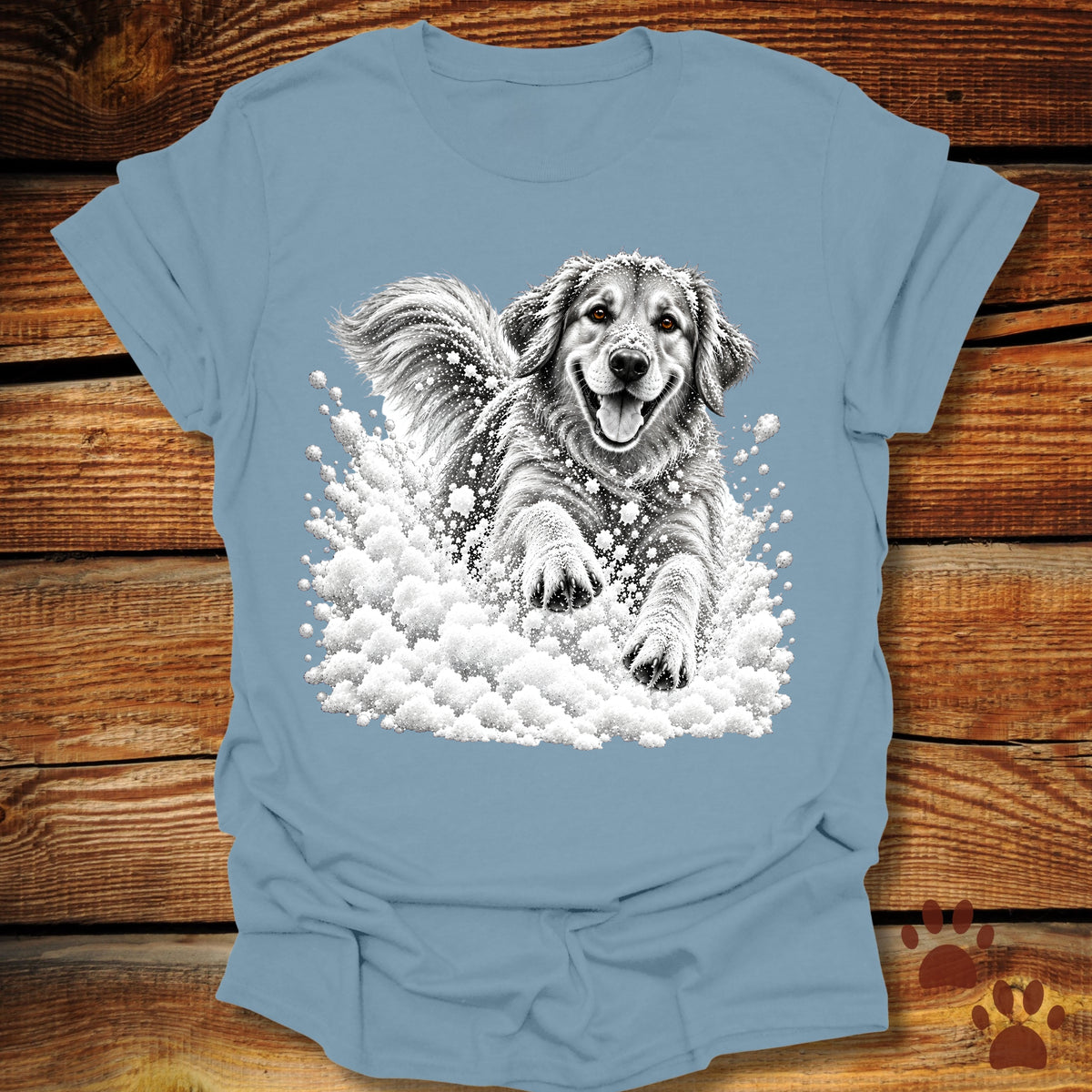 Golden Retriever Snow Day T-Shirt
