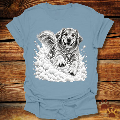 Golden Retriever Snow Day T-Shirt