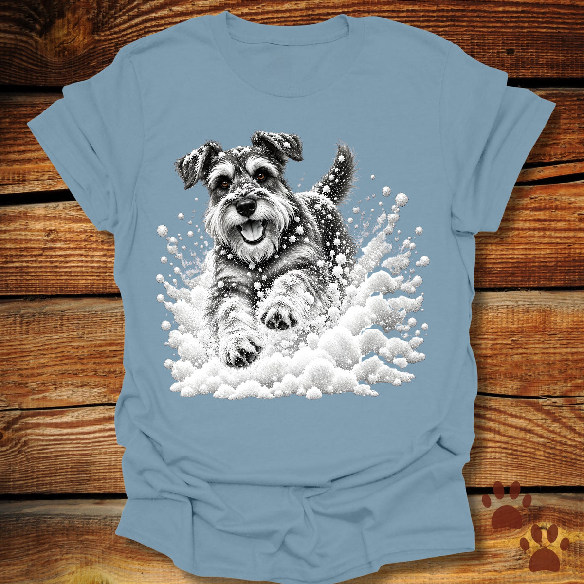 Schnauzer Snow Day T-Shirt