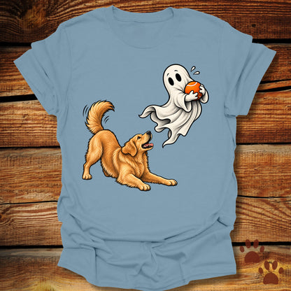 Not Your Ball Ghost Golden Retriever T-Shirt