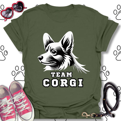 Team Corgi Athletic Style T-Shirt