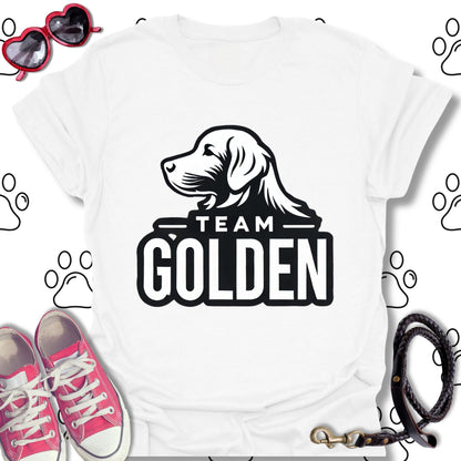 Team Golden – Bold Golden Retriever T-Shirt