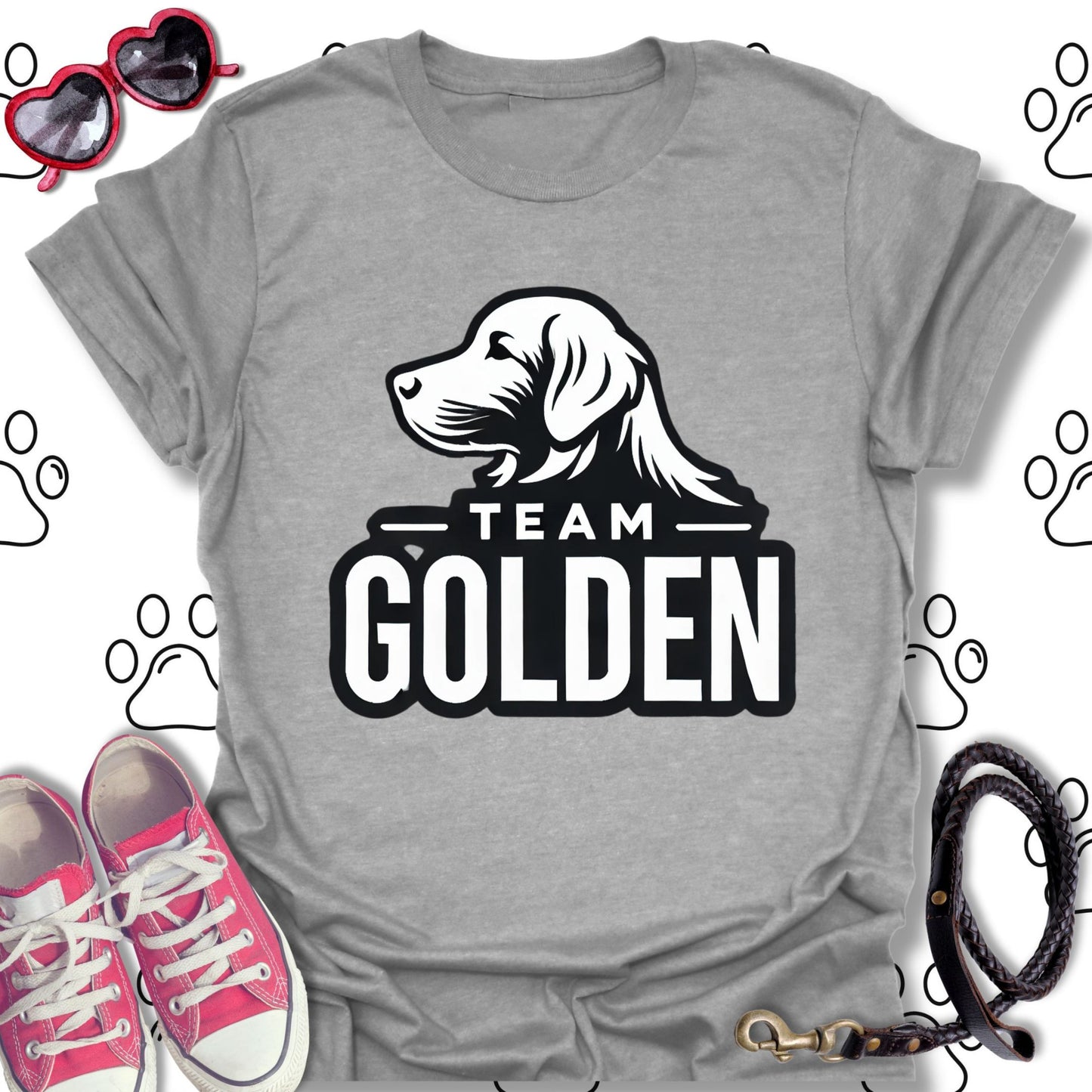 Team Golden – Bold Golden Retriever T-Shirt