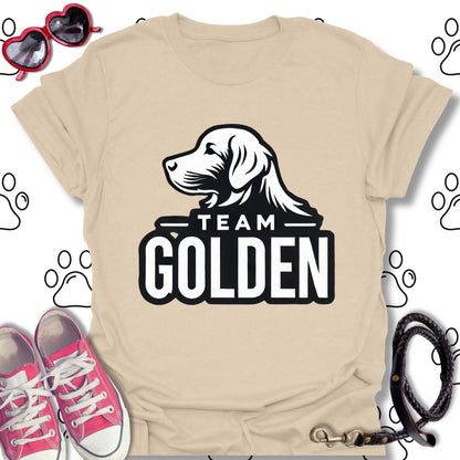 Team Golden – Bold Golden Retriever T-Shirt