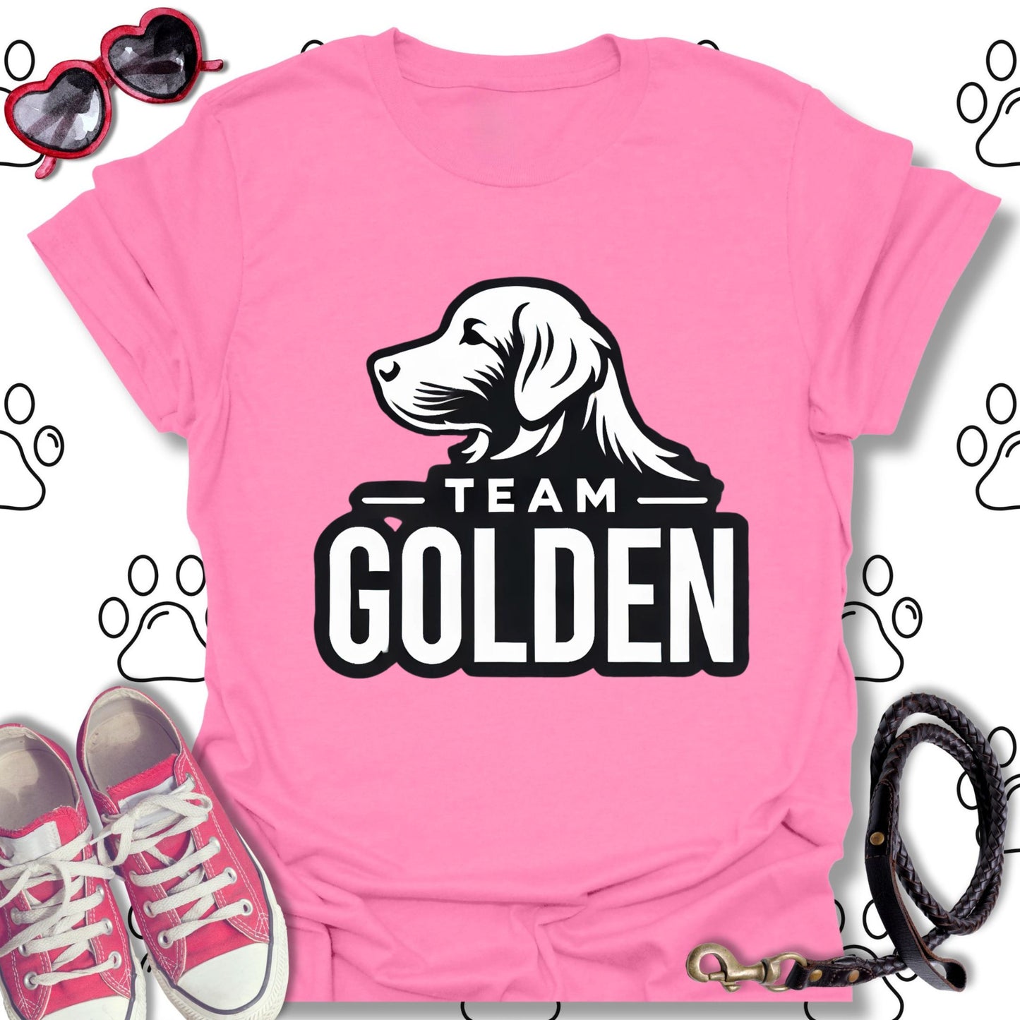 Team Golden – Bold Golden Retriever T-Shirt