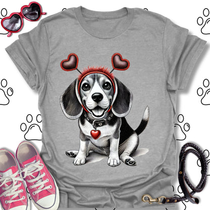 Beagle Valentine’s Day T-Shirt