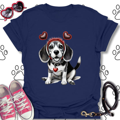 Beagle Valentine’s Day T-Shirt