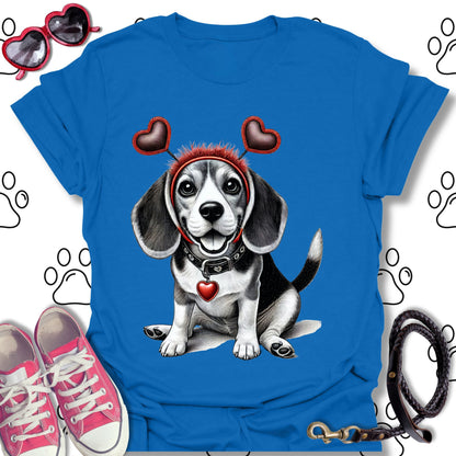 Beagle Valentine’s Day T-Shirt