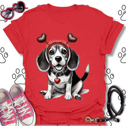 Beagle Valentine’s Day T-Shirt