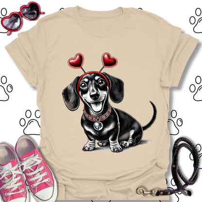 Dachshund Valentine's Day T-Shirt