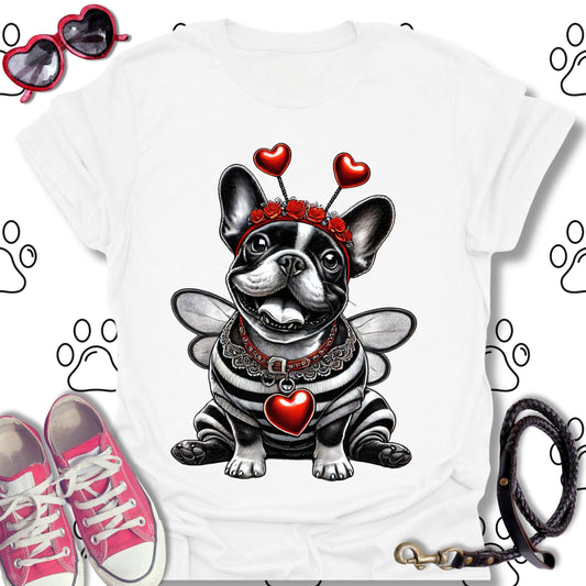 French Bulldog Valentine’s Day T-Shirt