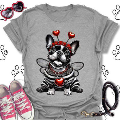 French Bulldog Valentine’s Day T-Shirt