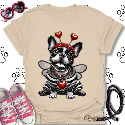 French Bulldog Valentine’s Day T-Shirt