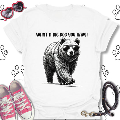 Bear with Sunglasses Big Dog T-Shirt