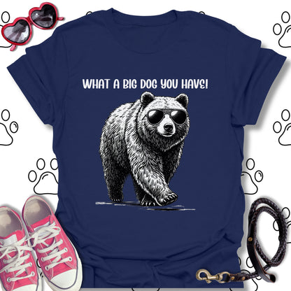 Bear with Sunglasses Big Dog T-Shirt
