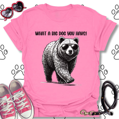 Bear with Sunglasses Big Dog T-Shirt
