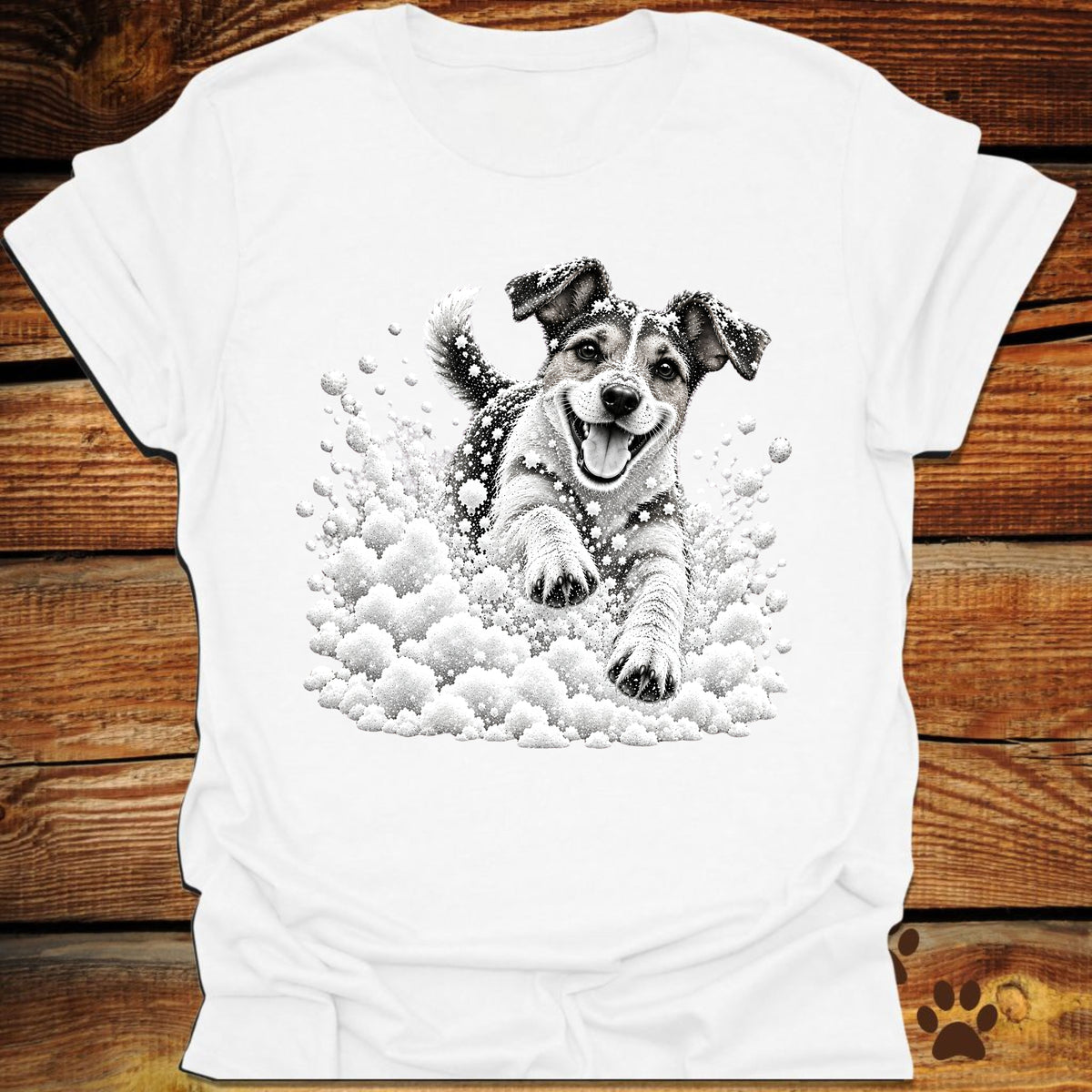 Jack Russell Terrier Snow Day T-Shirt