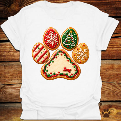 Christmas Cookie Paw T-Shirt