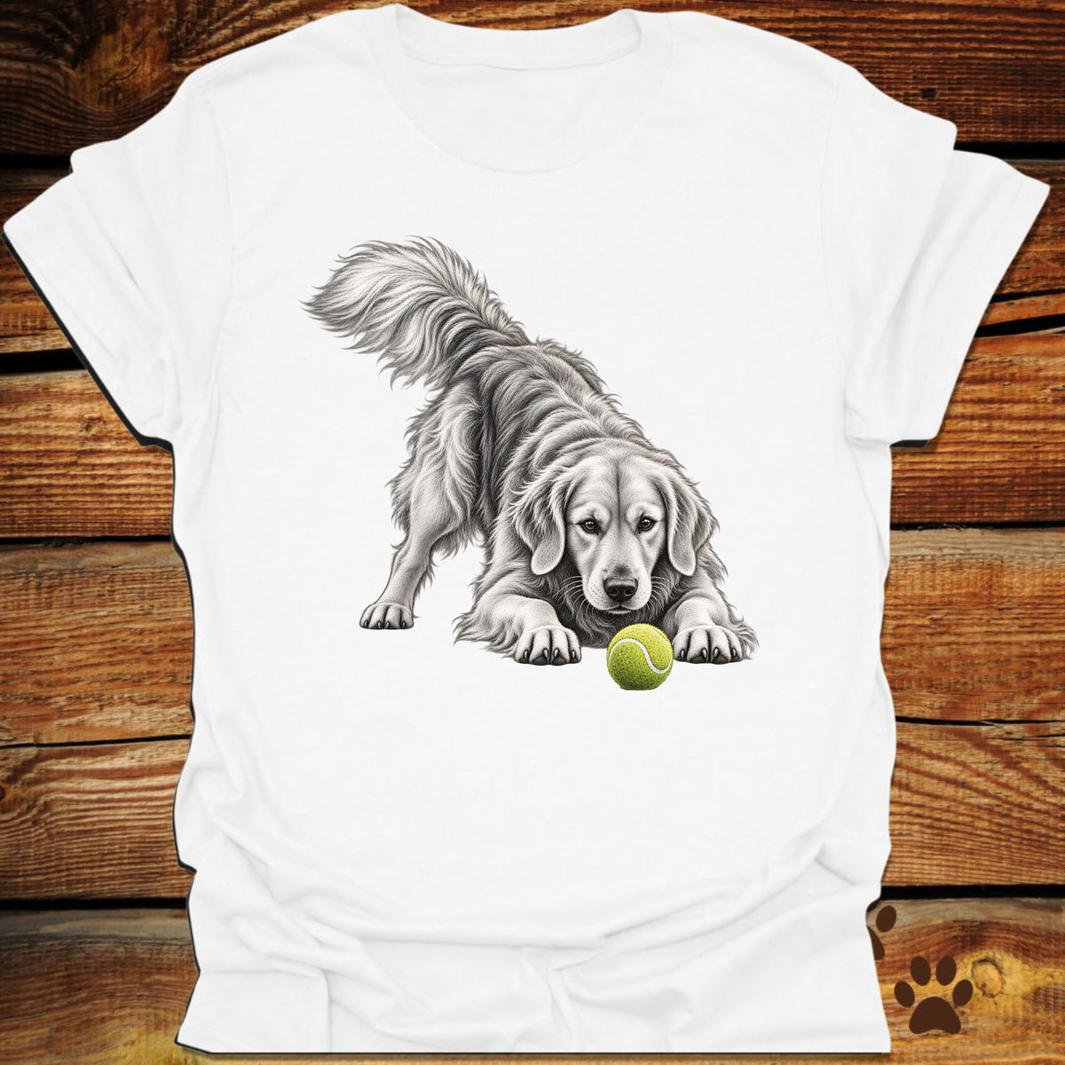 Golden Retriever Tennis Ball T-Shirt