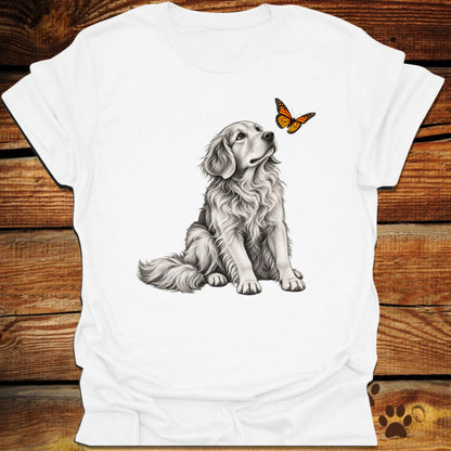 Golden Retriever Butterfly T-Shirt