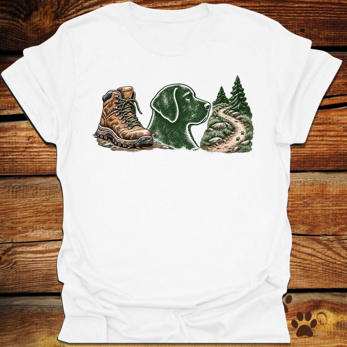 Labrador Retriever Hiking Buddy T-Shirt