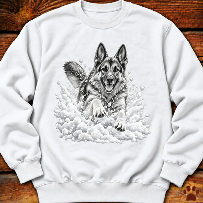 German Shepherd Snow Day Sweatshirt