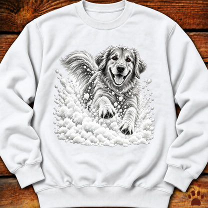 Golden Retriever Snow Day Sweatshirt