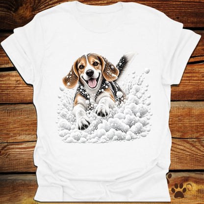 Beagle Snow Frolic T-Shirt